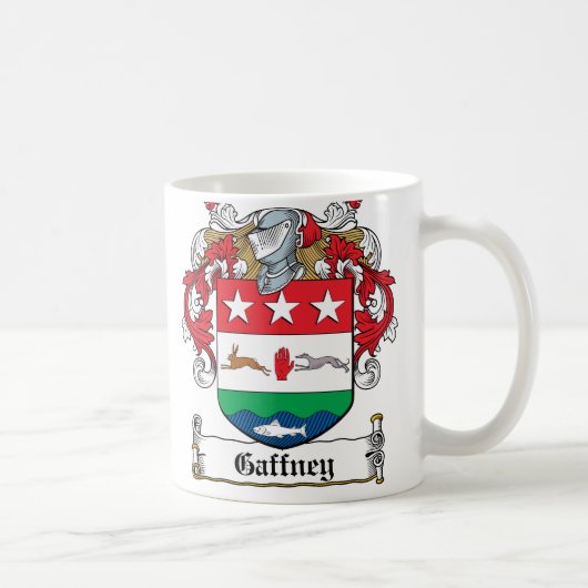 Mug Crête de famille de Gaffney (Droite)