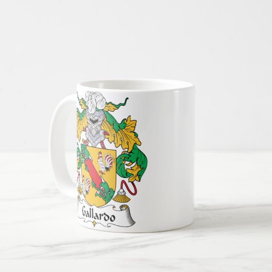 Mug Crête de famille de Gallardo (Devant gauche)