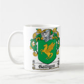 Mug Crête de famille de Galligan (Gauche)