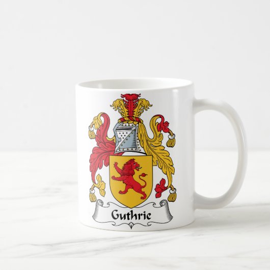 Mug Crête de famille de Guthrie (Droite)