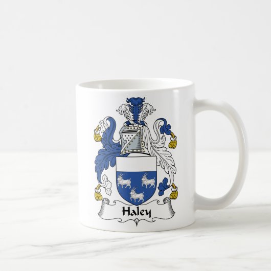 Mug Crête de famille de Haley (Droite)