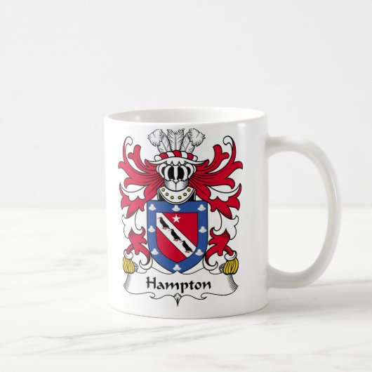Mug Crête de famille de Hampton (Droite)