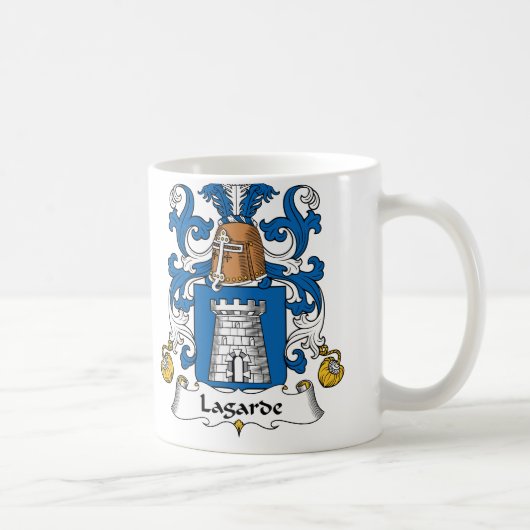 Mug Crête de famille de Lagarde (Droite)