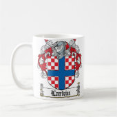 Mug Crête de famille de Larkin (Gauche)