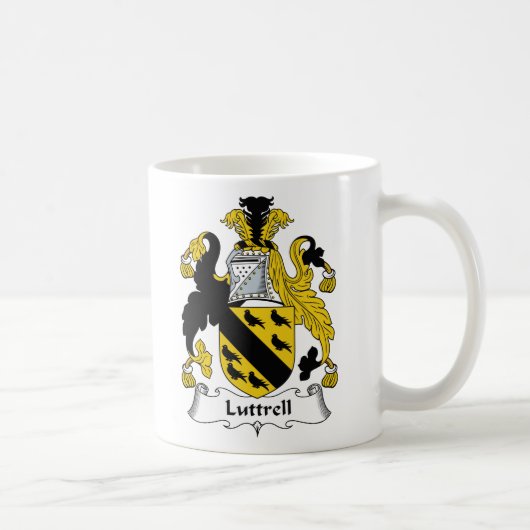 Mug Crête de famille de Luttrell (Droite)