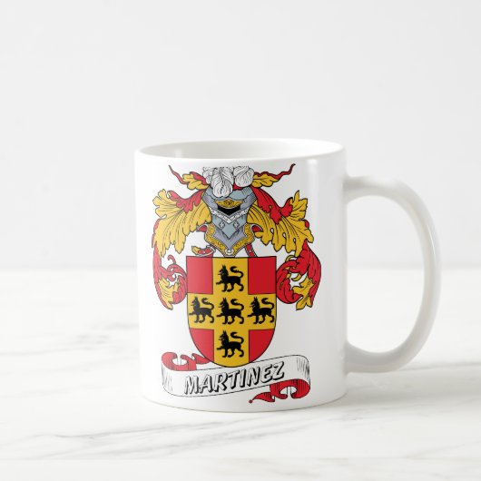 Mug Crête de famille de Martinez (Droite)