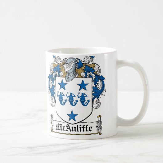 Mug Crête de famille de McAuliffe (Droite)