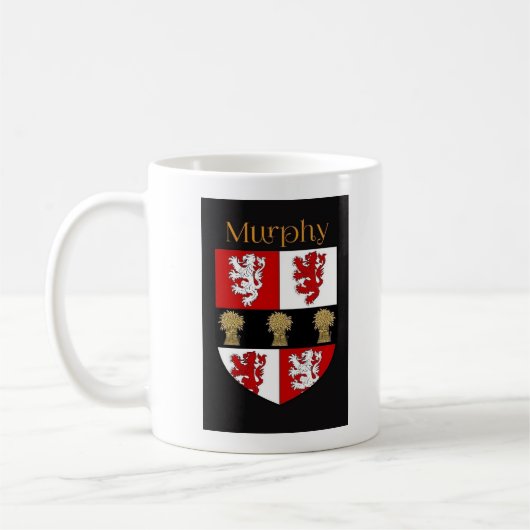Mug Crête de famille de Murphy (Gauche)
