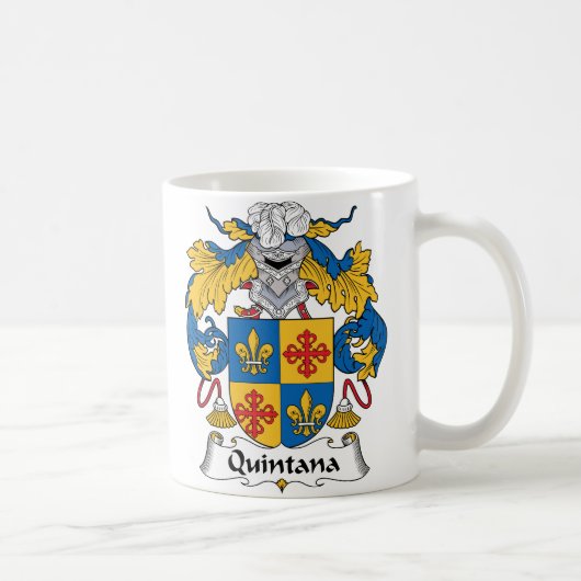 Mug Crête de famille de Quintana (Droite)