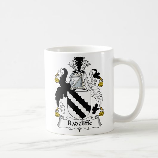 Mug Crête de famille de Radcliffe (Droite)