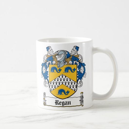 Mug Crête de famille de Regan (Droite)