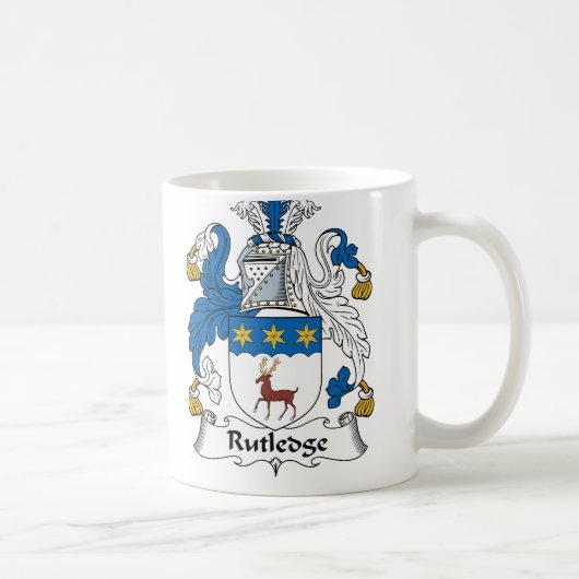 Mug Crête de famille de Rutledge (Droite)