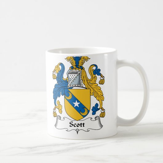 Mug Crête de famille de Scott (Droite)