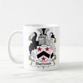 Mug Crête de famille de Sherwood (Gauche)