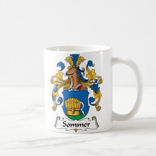 Mug Crête de famille de Sommer (Droite)
