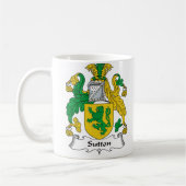 Mug Crête de famille de Sutton (Gauche)