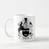 Mug Crête de famille de Tunstall (Gauche)