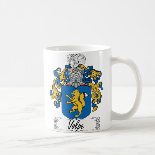 Mug Crête de famille de Volpe (Droite)