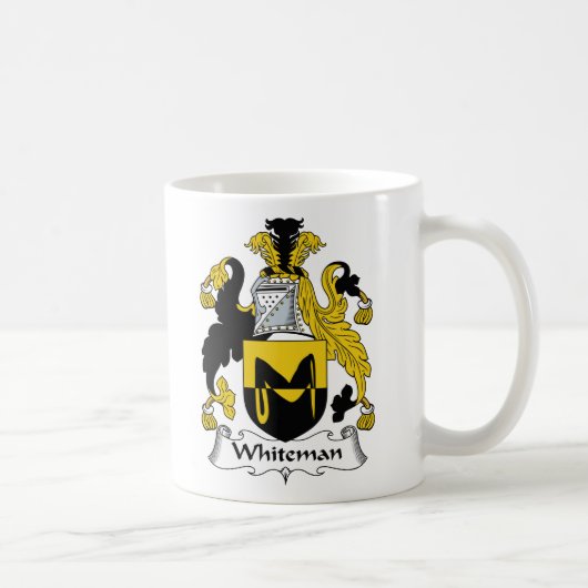 Mug Crête de famille de Whiteman (Droite)