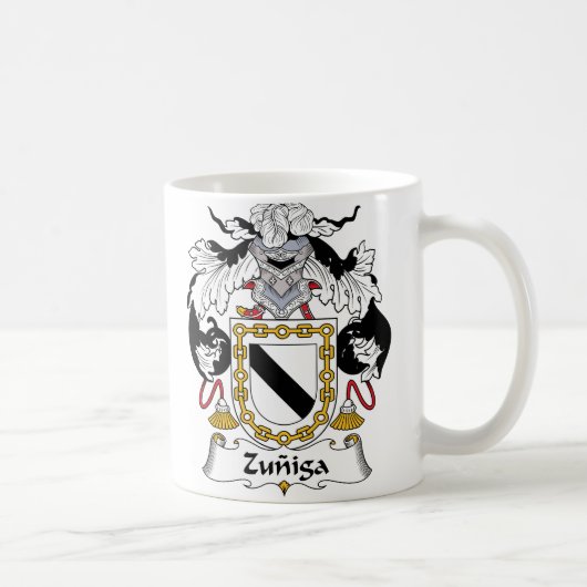 Mug Crête de famille de Zuniga (Droite)