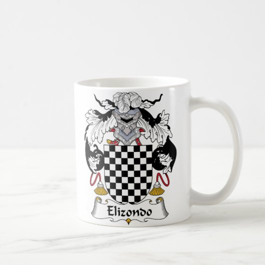 Mug Crête de famille d'Elizondo (Droite)