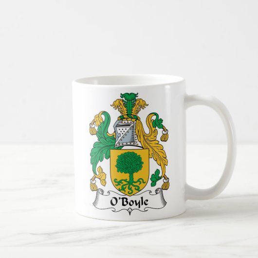 Mug Crête de famille d'O'Boyle (Droite)