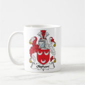 Mug Crête de famille d'Oliphant (Gauche)