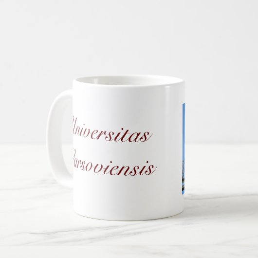 Mug Crête d'université de Varsovie (Devant gauche)