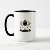 Mug Crête personnalisée Petit remontant drôle Fête des (Gauche)