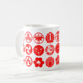 Mug [Crêtes familiales] Plantes et légumes (Devant gauche)