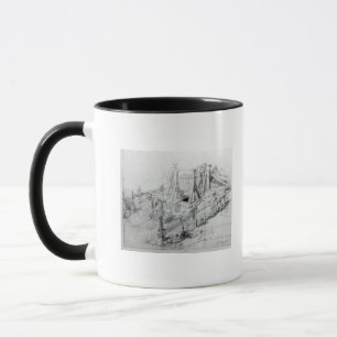 Mug Creusement bien dans l'endroit inférieur de