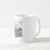 Mug Creuser l'illustration de hibou (Devant droit)