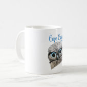 Mug Creuser l'illustration de hibou (Devant gauche)