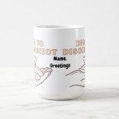 Mug Creusez pour déconnecter le jardin de pleine consc (Centre)