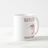 Mug Crevette Bitcoin (Devant droit)