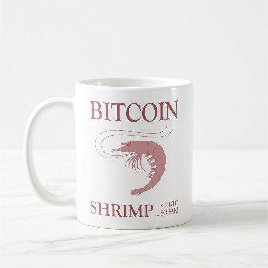 Mug Crevette Bitcoin (Gauche)