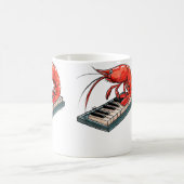 Mug Crevette Cerise Jouant Du Piano (Centre)