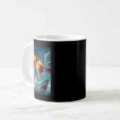 Mug Crevette qui plonge sur un requin Mème de pêche dr (Devant gauche)