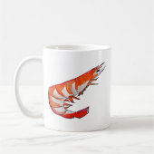 Mug crevettes crevettes fruits de mer art kitsch (Gauche)