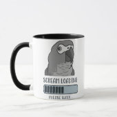 Mug Cri Chargement du gris africain (Gauche)