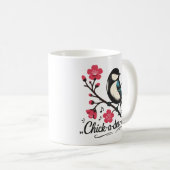 Mug cri de la mésange 'tchic-tchic-tchic' (Devant droit)