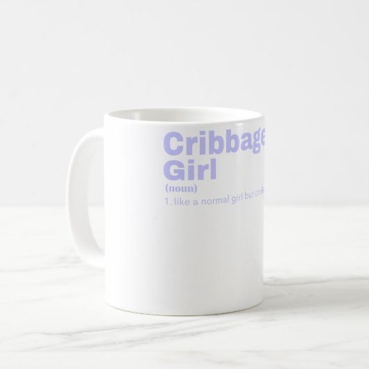 Mug Cribbage Girl - Cribbage (Devant gauche)