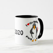 Mug Cribbage Peg gagne (Devant droit)