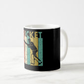 Mug Cricket Bowler Bat Cricketer (Devant droit)