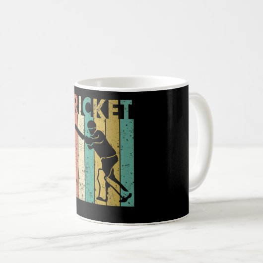 Mug Cricket Bowler Bat Cricketer (Devant droit)