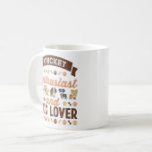 Mug Cricket Enthusiast and Dog Lover Gift (Devant gauche)