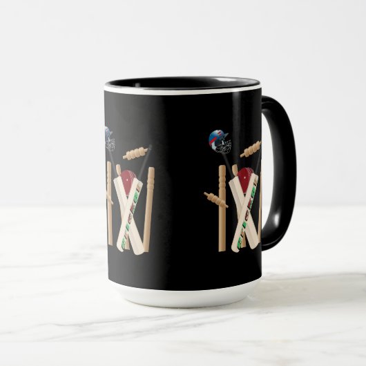 Mug Cricket Le Jeu, (Devant droit)