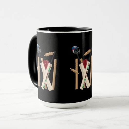 Mug Cricket Le Jeu, (Devant gauche)
