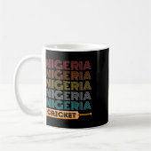 Mug Cricket Nigéria Rétro Vintage (Gauche)