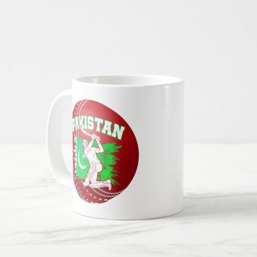 Mug Cricket Pakistan (Devant gauche)